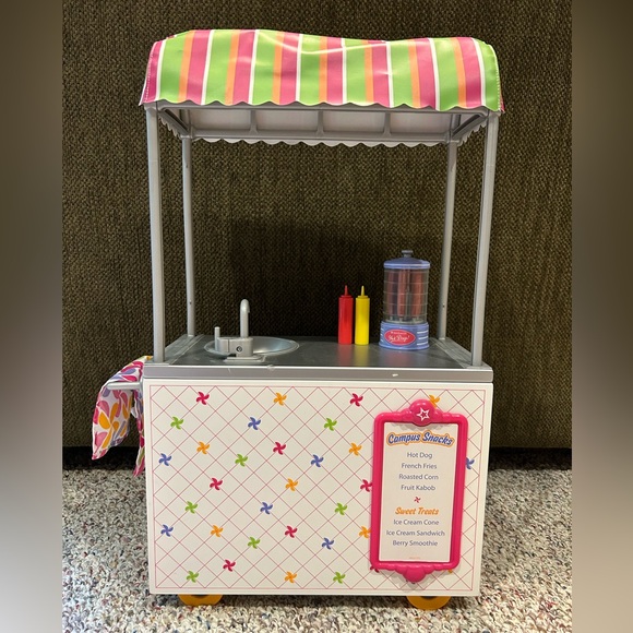 American Girl Other - Retired American Girl Doll Campus Snack Cart